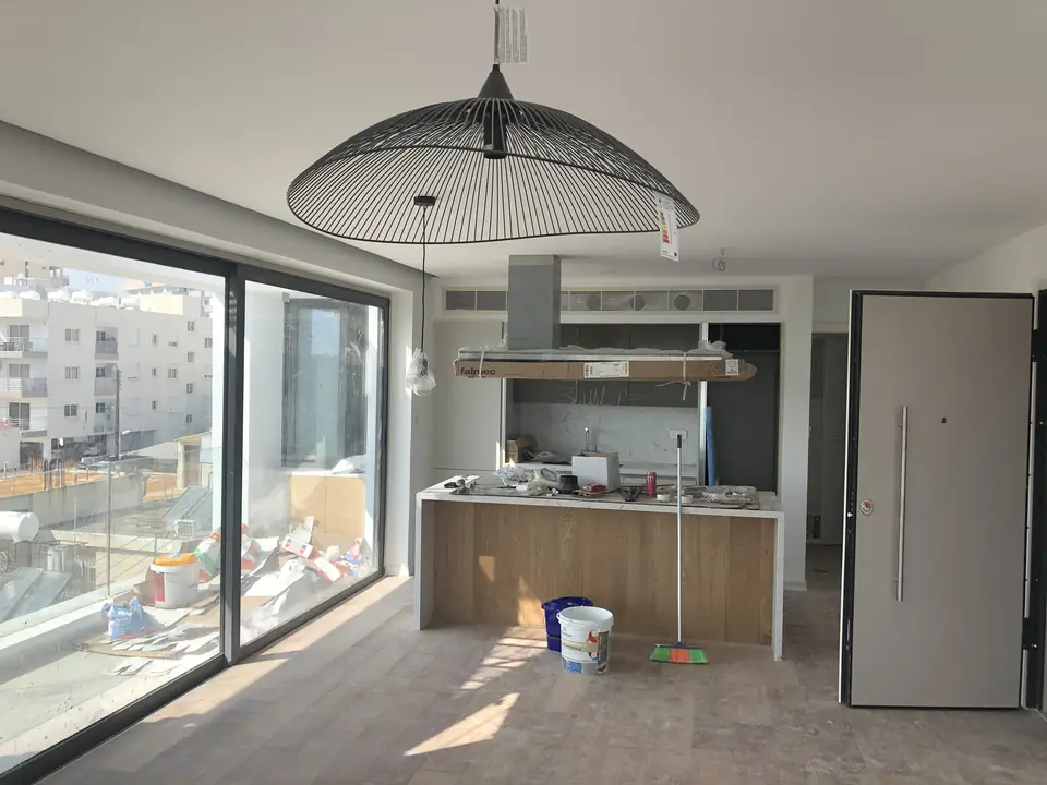 Cedar, Limassol: Open-plan interior nearing completion