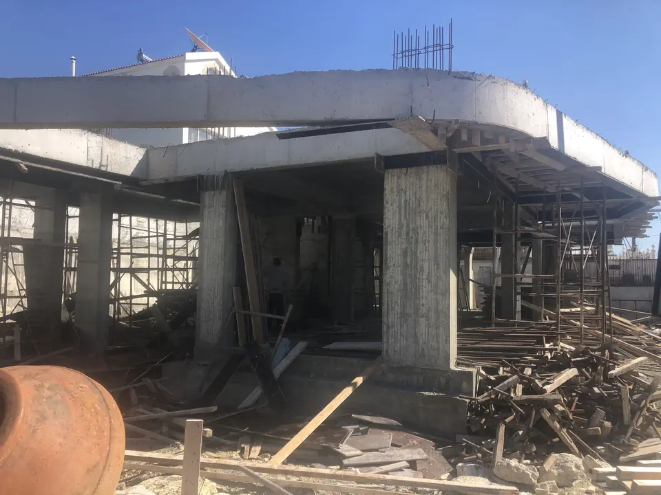 Hickory, Limassol: Structure rising above ground