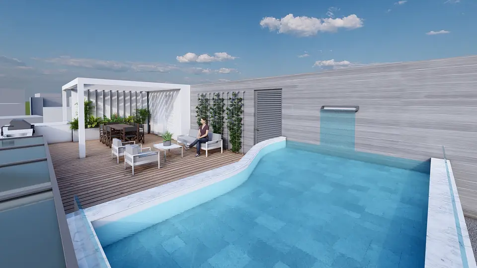 Rise Residences 屋顶泳池与日光平台